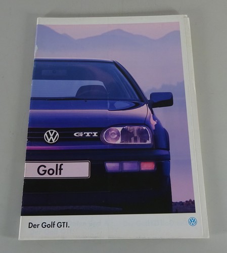 Prospekt broschüre vw golf - /,