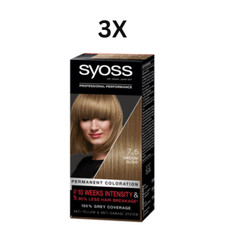 3x SYOSS PERMANENTE COLORATION