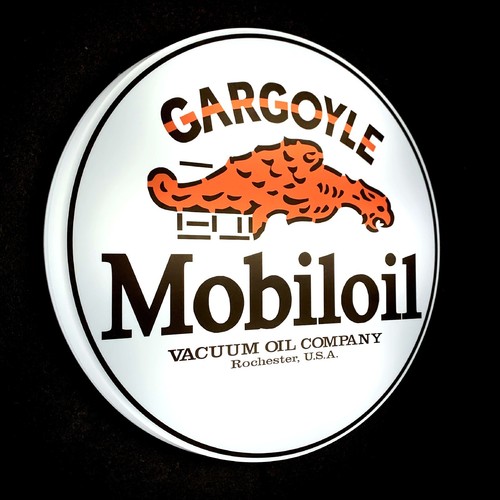 Mobiloil gargoyle led schild - led,