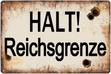 Metal sign - Halt