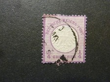 1872  ¼  Deutsches Reich   Adler mit kleinem Brustpanzer