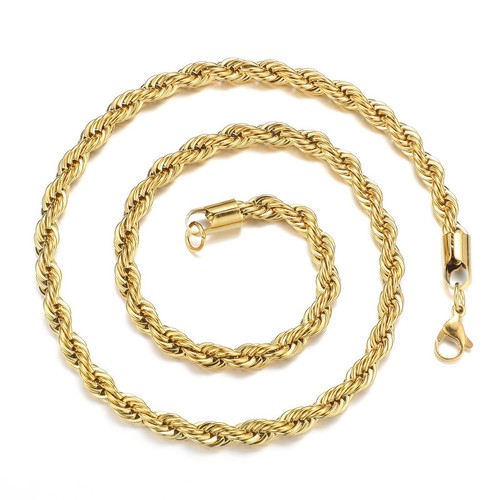 Kordelhalskette twistkette - kordelhalskette,