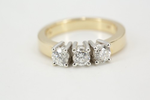 Brillant ring 585 - 0,89,