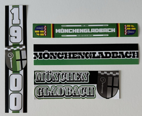 Mönchengladbach aufkleber mix - mönchengladbach, aufkleber-mix