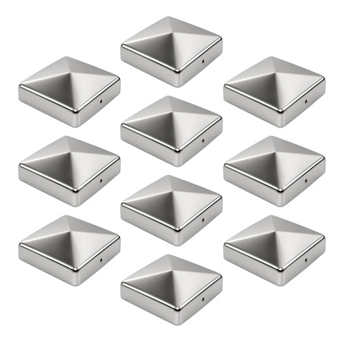 10x pfostenkappe edelstahl 121 - edelstahl,