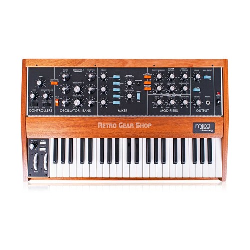 Moog minimoog model - moog, mahogany