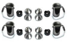 Kugelkipplager Kipplager Komplett-Set 80 mm Dreiseitenkipper 24 t