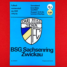 Programmheft FC Carl Zeiss