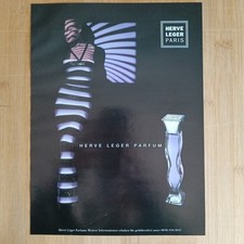 Herve Leger Parfum 1999 Vintage Werbung Anzeige Reklame Advert yellowed_vintage