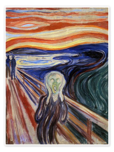 Poster der schrei edvard - poster,