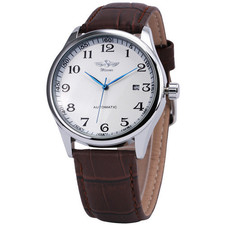 Herren Automatikuhr Leder