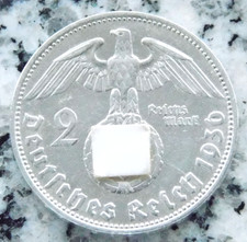 2 Reichsmark 1936 D Hindenburg