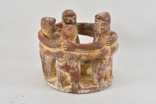 N90Z46- Keramik figurativer Kerzenleuchter Friedenstanz Mexiko 