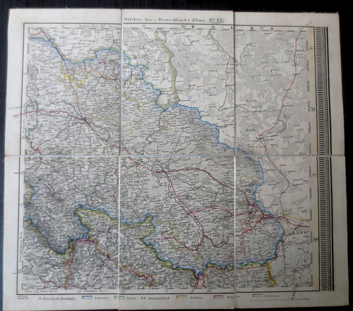 Landkarte 1857 schlesien - landkarte,