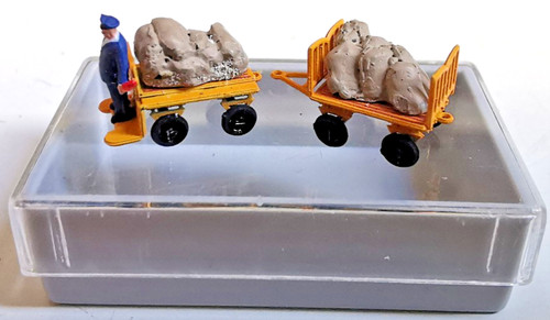 Kofferwagen gepäckwagen figur - kofferwagen,