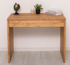 Schreibtisch Sekretär Wandtisch Tisch Bauhaus- Stil Massiv Eiche 100 cm Breite