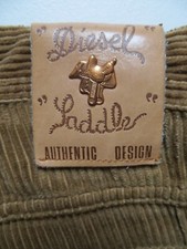 Diesel Saddle Cord Jeans Hose W 31 /L 30, KULT: Kupfer Sattel, Breit- Cordhose !