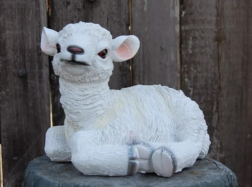 Lamm schaf liegend klein - liegend,