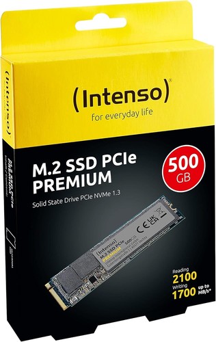Intenso ssd 500 - premium, m.2