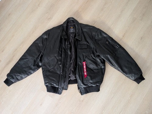 Alpha industries lederjacke - industries,