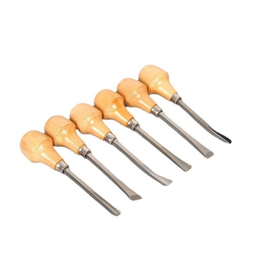 Schnitz werkzeug set - 6x,