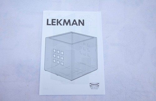 Ikea lekman box storage cube - storage,