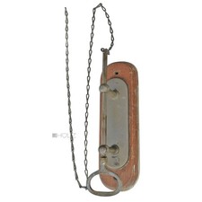 Führung Stange Toilettenzieher antik Ziehgriff Toilette Porzellan alt Spülung