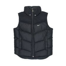 Nike Vintage Pufferweste Steppjacke Daunenweste Schwarz Weiß Solo Swoosh