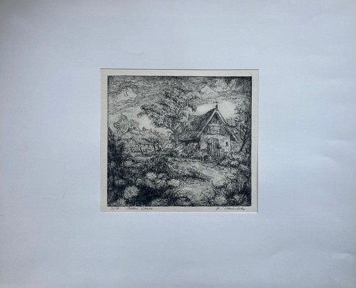 Radierung helmut maletzke - radierung,