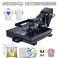 38x38cm Sublimationsdrucker Thermotransfermaschine für Taschen & T-Shirts