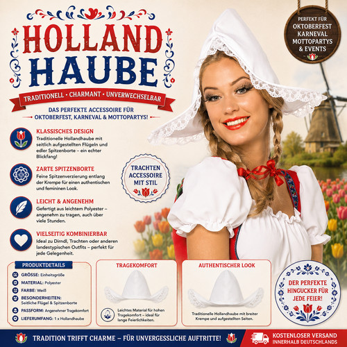 Hollandhaube weiß - hollandhaube,