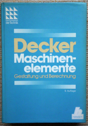 Maschinenelemente decker - maschinenelemente,,