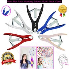 Party Hochzeit KONFETTI APPLIKATOR großer kleiner BALLON Mund Nackenöffner NEU Zange