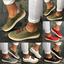 Damen Mesh Slip On Halbschuhe