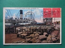 Ansichtskarte A Levee Scene in New Orleans, LA. - 04235