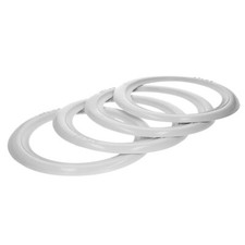 Weißwandringe 15" ATLAS 4x Reifenzierringe 15 Zoll Weißwand Reifenringe Oldtimer