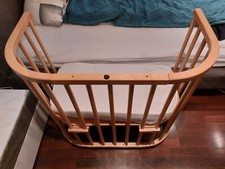 Babybay Bett aus Holz Erweiterung zum Anbau Elternbett Kinderbett Beistellbett