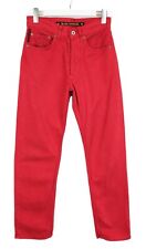 Blue System US1 Jeans Damen W27 Gerades Bein Knöpfe Fly 5 Tasche Design