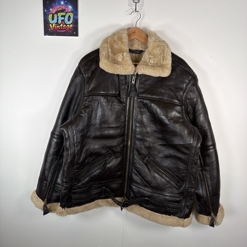 Echt leder shearling - echt, flieger