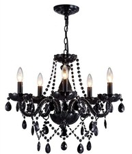 Saint Mossi Moderner K9 Kristall Kronleuchter Deckenlampe Pendelleuchte 5 Arme