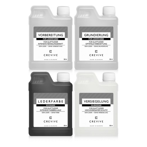 Crevive lederfarbe set - set, für