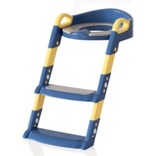 Toilettentrainer WC Sitz mit Treppe Toilettensitz Kinder mit Leiter Kissengriff