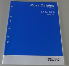 Teilekatalog / Ersatzteilliste Volvo Penta Bootsmotor 5.7 GL / 5.7 Gi Stand 1996