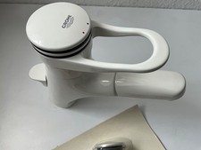 Grohe Europlus mit Auszug Einhandmischer in weiß, 33065L00 Rarität,selten