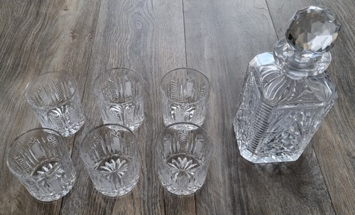 Whisky set bleikristall - whisky,