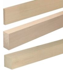 Holzleiste Buche Natur Leiste Flachleiste Holz Stab unbehandelt 950 mm astfrei