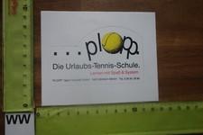 Alter Aufkleber Sport TischTennis Squash Schule PLOPP Mülheim-Kärlich