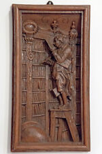 Wachsrelief Motiv "Der Bücherwurm" von Carl Spitzweg