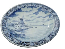 Delfts Holland Made for Royal Sphinx Boch Belgium Wandteller Teller groß Ø 39 cm