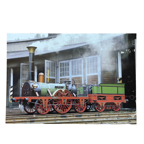 Postkarte zug eisenbahn - ak,